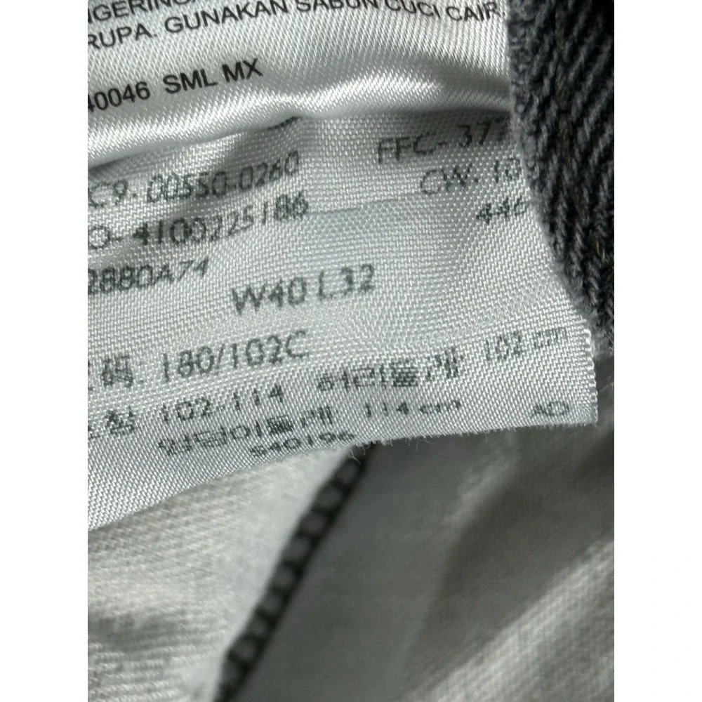 Vintage Levis 505 Jeans‎ Black Denim Mens 40x32 Pants Relaxed Fit Faded Casual